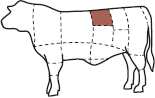 Steakové hovězí maso | T-bone shortloin (Svíčková s nízkou roštěnou na kosti)