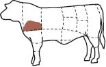 Steakové hovězí maso | Top blade, Oyster blade (Loupaná plec)