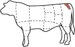 Steakové hovězí maso | Top side (Vrchní šál)