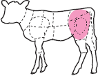 Telecí maso | kýta spodní šál