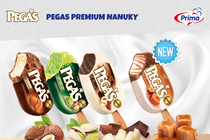 Pegas Premium | Almond, 3Choco, Pistachio a Salted Caramel