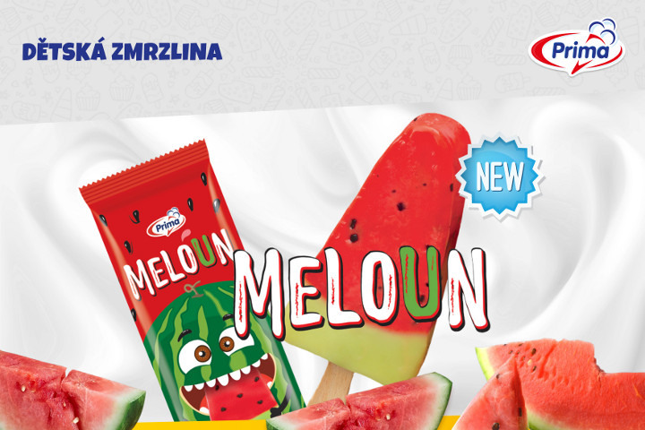 Prima | Meloun – zmrzlina pro děti | 500430