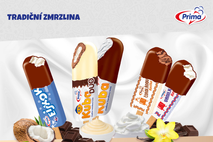Prima | zmrzliny Kuba, Eiskoko a Kostka
