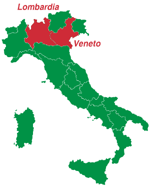 Itálie | Lombardia (Lombardie) a Veneto (Benátsko)