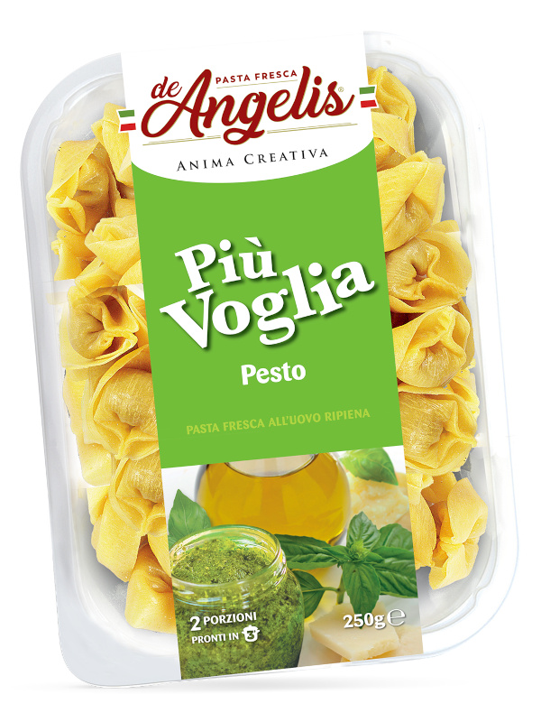 de Angelis – Più Voglia | čerstvé chlazené tortelloni plněné pestem |  705176