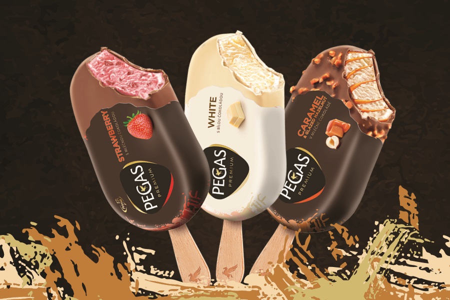 Pegas Premium | smetanová zmrzlina v čokoládě na dřívku