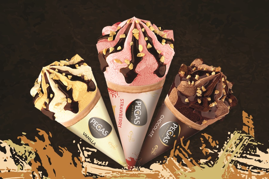 Pegas Premium | smetanová zmrzlina v kornoutku