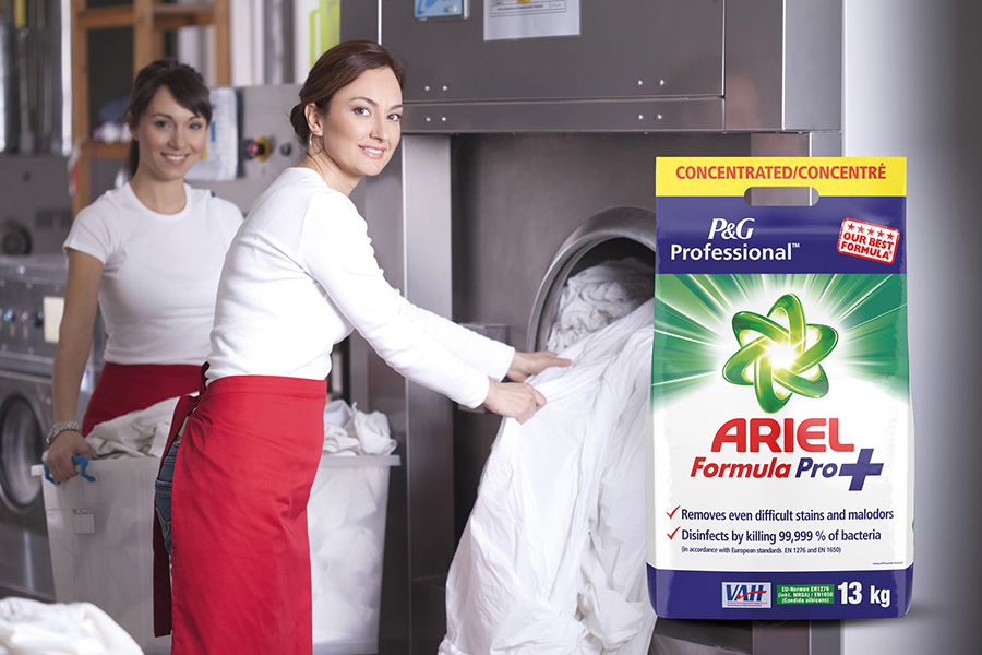 P&G Professional | Ariel – praní a dezinfekce prádla