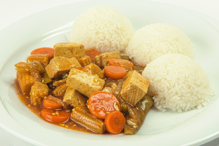 Thajský tofu wok