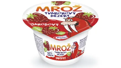 Prima tvarohový dezert – nový chlazený Mrož