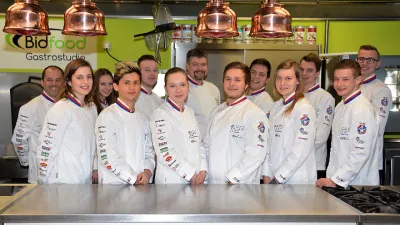 Juniorský národní tým se chystá na kuchařskou olympiádu IKA 2020