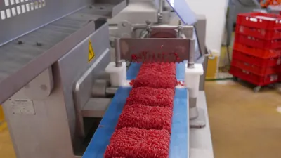 Rozmrazovací stroj a linka na mleté maso