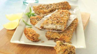 Treska v cereálním obalu se semínky