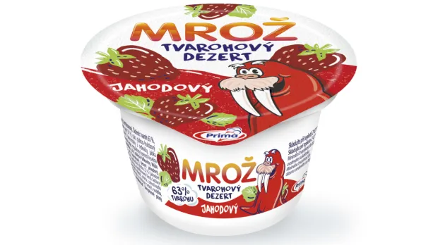 Prima tvarohový dezert – nový chlazený Mrož