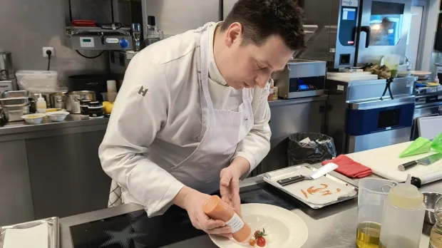 Moderní italská kuchyně Marca Giampaoliho z Aromi