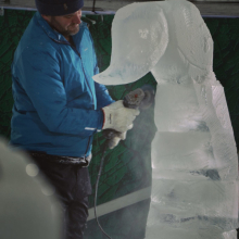 Pustevny | Ledové sochy 2022
