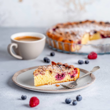 CrossCafe | Jogurtový koláč s rebarborou a lesním ovocem | 336576