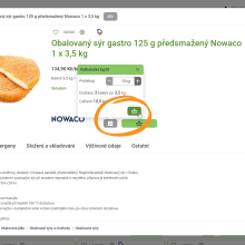mujBidfood.cz | detail produktu s kalkulačkou pro převod kg na kartony