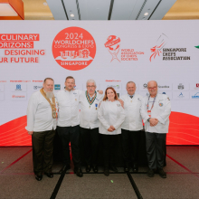 Worldchefs Congress & Expo 2024 Singapore | Andy Cuthbert (první zprava), nový prezident WACS
