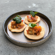 Indická kuchyně | Prawn poori (krevetové placičky)