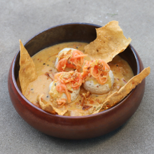 Indická kuchyně | Fish quenelles in a curry sauce (rybí quenely v kari omáčce – kofta curry)
