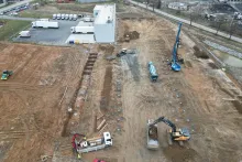 Bidfood | stavba depa Planá u Českých Budějovic