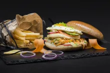 Burger concept | halloumi burger