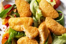 Garden Gourmet | Křupavý nuggetkový salát s pečenými batáty