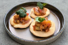 Indická kuchyně | Prawn poori (krevetové placičky)