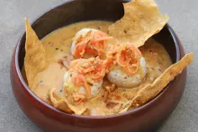 Indická kuchyně | Fish quenelles in a curry sauce (rybí quenely v kari omáčce – kofta curry)