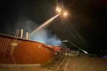 Bidfood | požár skladu obalů a zpracovny čerstvých ryb