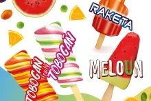 Prima zmrzlina | Tobogán Fruity, Tobogán, Raketa a Meloun