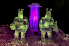 Pustevny | Ledové sochy 2022