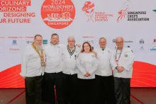 Worldchefs Congress & Expo 2024 Singapore | Andy Cuthbert (první zprava), nový prezident WACS