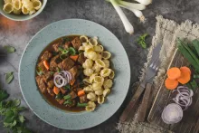 Zvěřina Petron | Jelení ragú, těstoviny