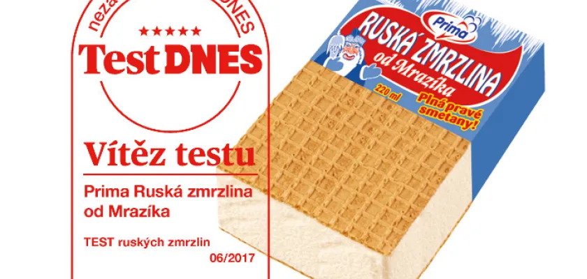 V testu ruských zmrzlin vyhrála Prima
