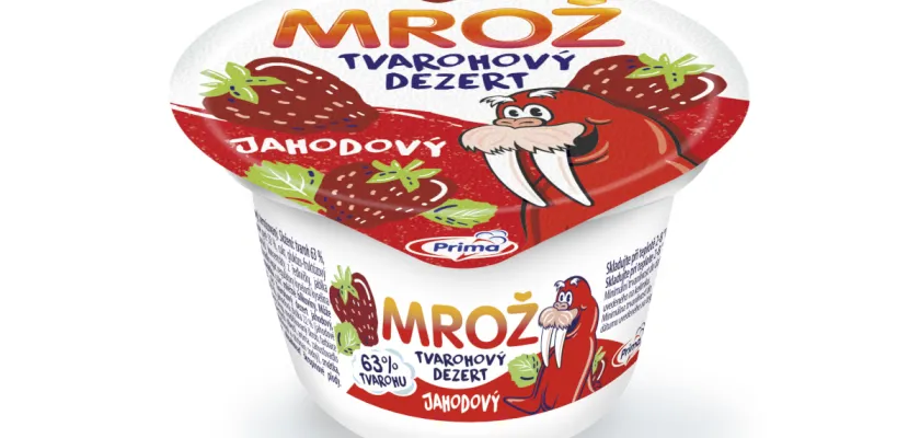 Prima tvarohový dezert – nový chlazený Mrož