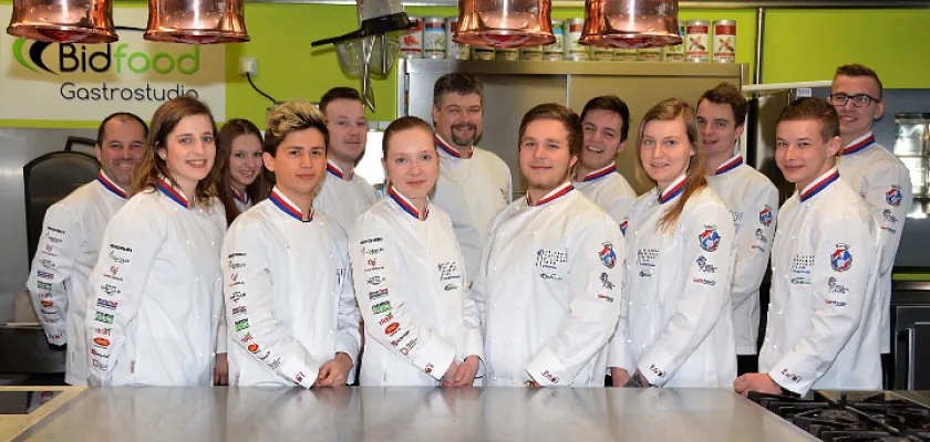 Juniorský národní tým se chystá na kuchařskou olympiádu IKA 2020