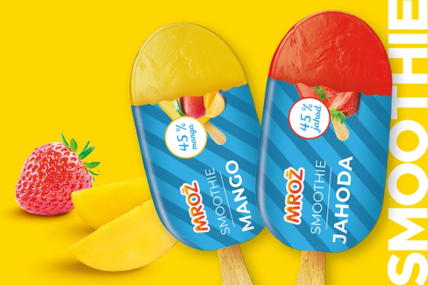 Prima zmrzlina Mrož – z ovoce a tvarohu