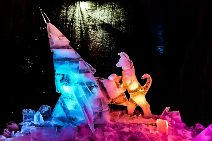 Kde se vzal led na ledové sochy