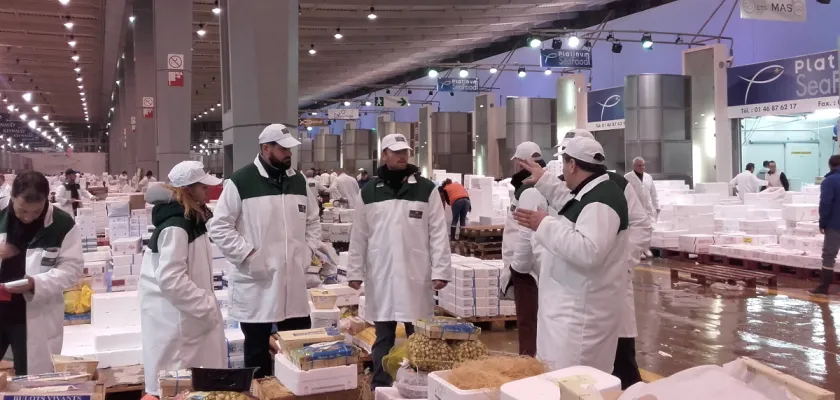 Návštěva rybího trhu Rungis