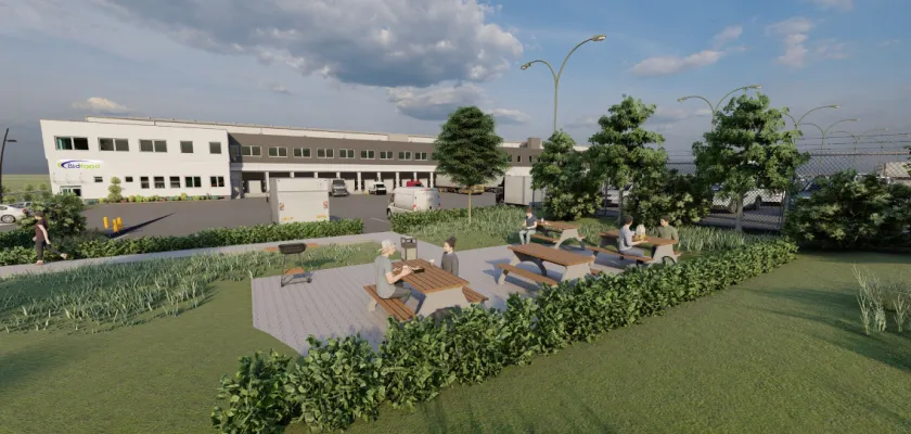 U Českých Budějovic roste nové distribuční depo