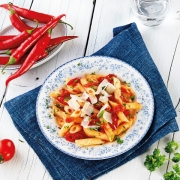 Risolino | Penne all'arrabbiata