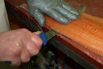 řeznické nože Dick | filetování lososů Bidfood