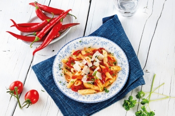 Risolino | Penne all'arrabbiata