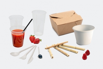 Jednorázové nádobí – plastové a recyklovatelné