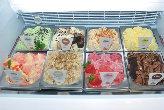 Prima zmrzlina a La Panna | výdejník kopečkových zmrzlin