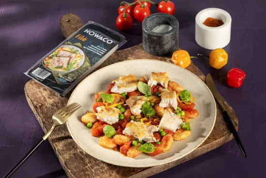 Nowaco Gnocchi s rajčaty a filé